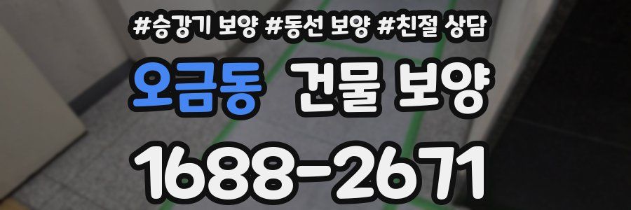 오금동 건물 보양