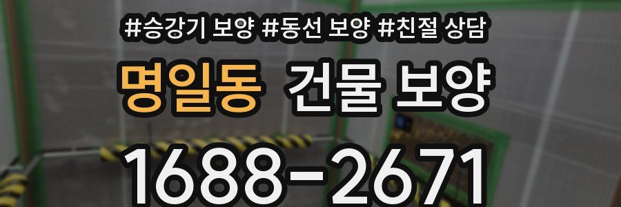 명일동 건물 보양