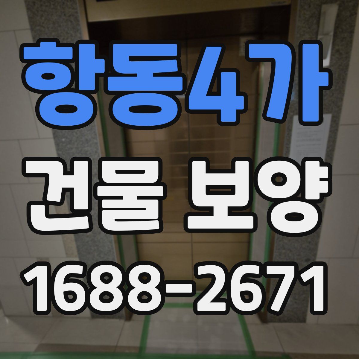 항동4가 건물 보양