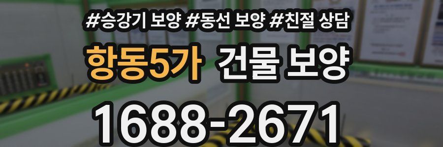 항동5가 건물 보양