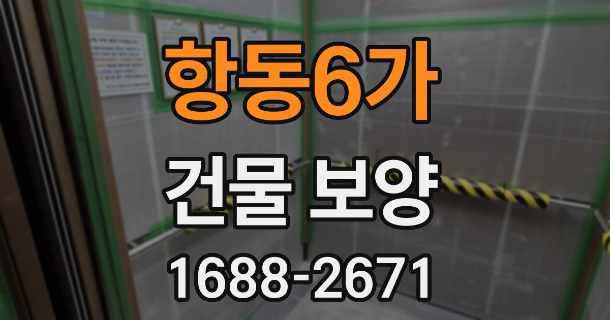 항동6가 건물 보양