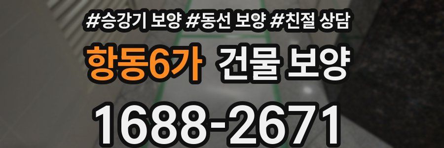 항동6가 건물 보양