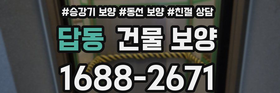 답동 건물 보양