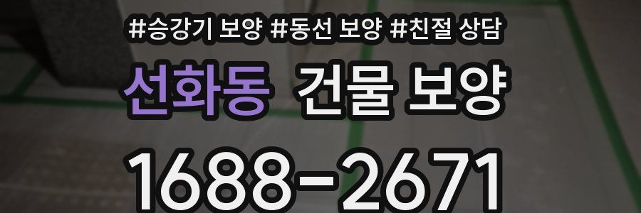 선화동 건물 보양