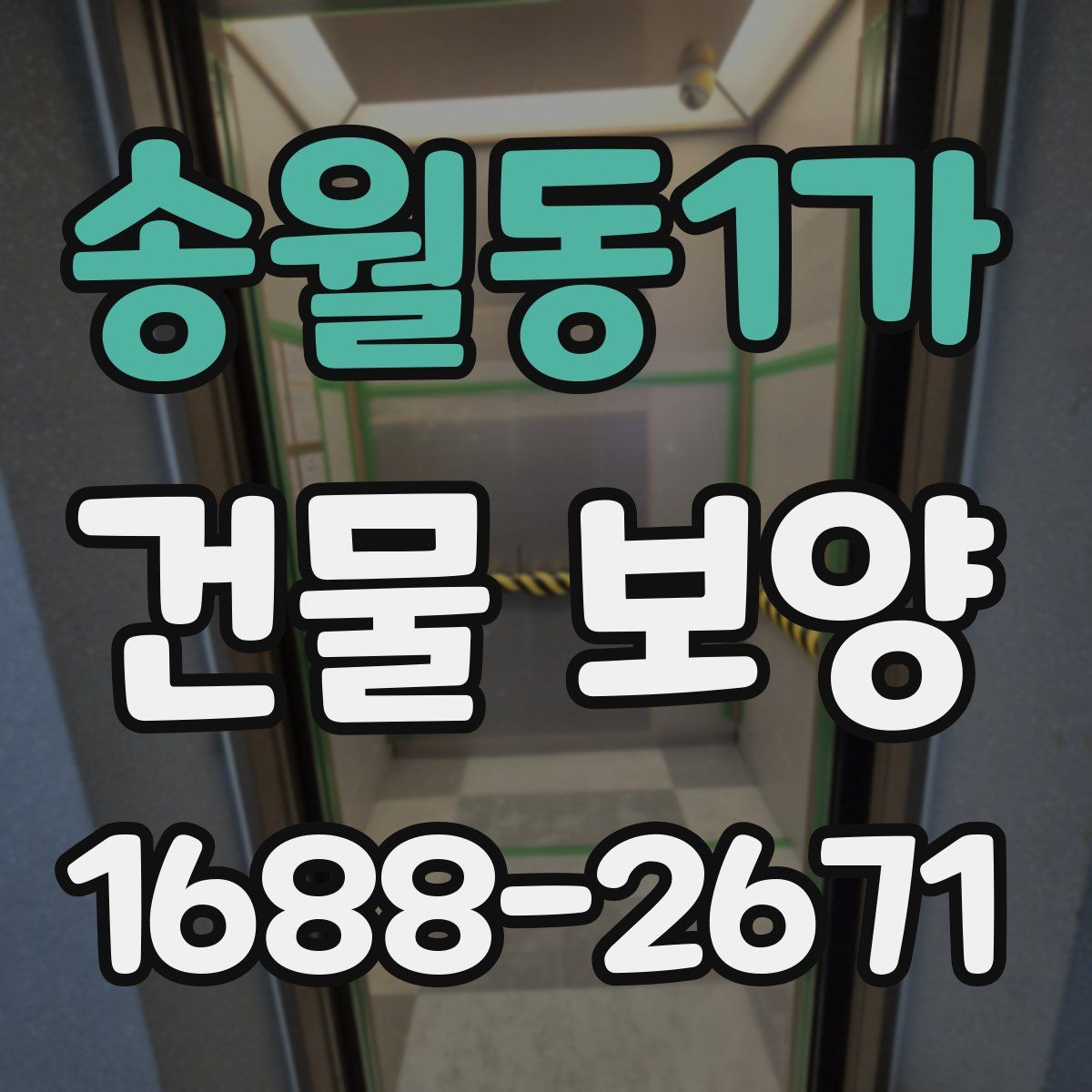 송월동1가 건물 보양