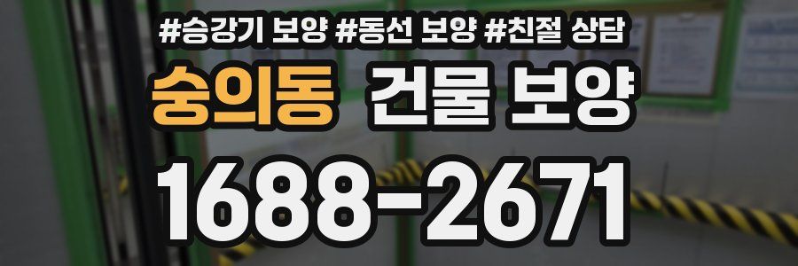 숭의동 건물 보양