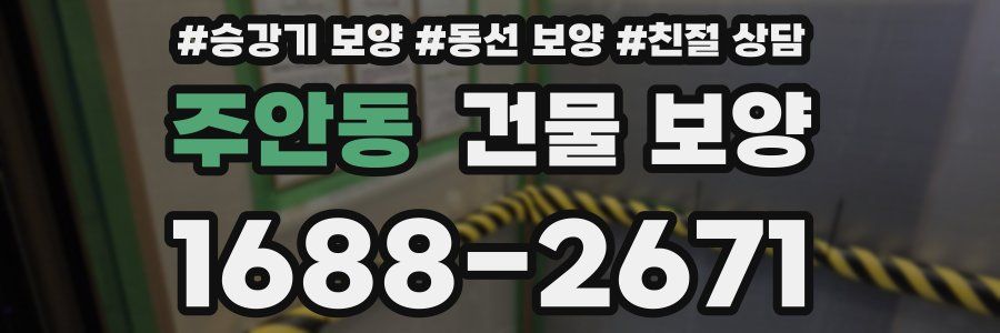 주안동 건물 보양