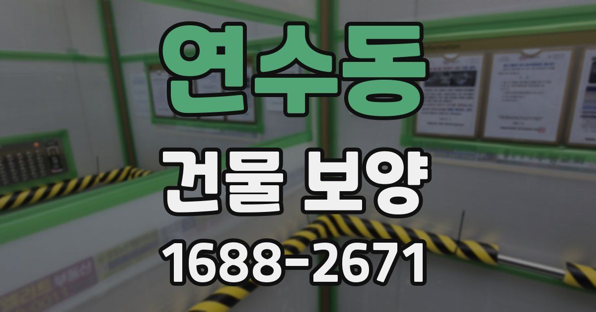 연수동 건물 보양