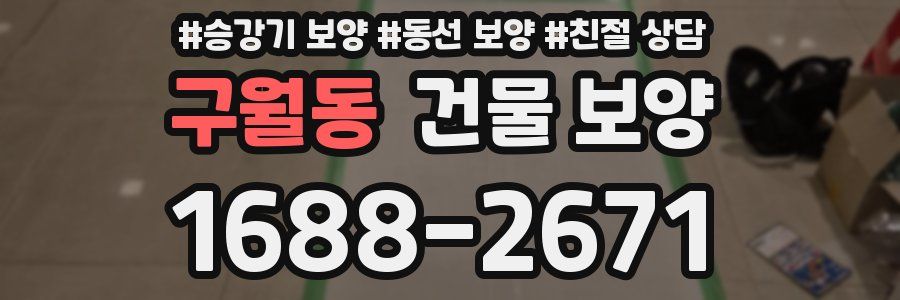 구월동 건물 보양