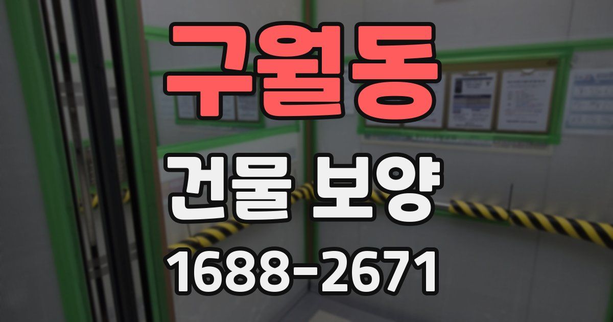 구월동 건물 보양