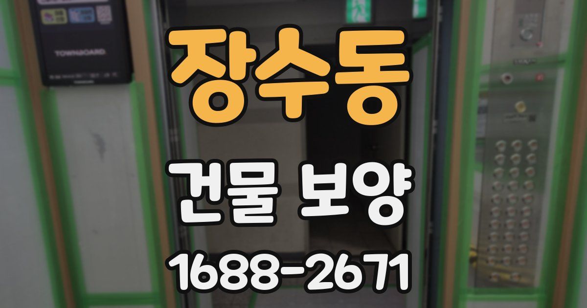 장수동 건물 보양