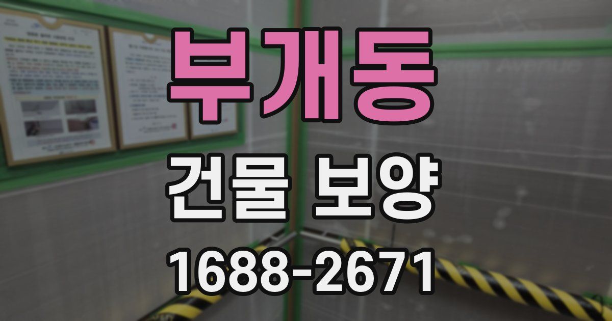 부개동 건물 보양