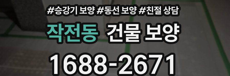작전동 건물 보양