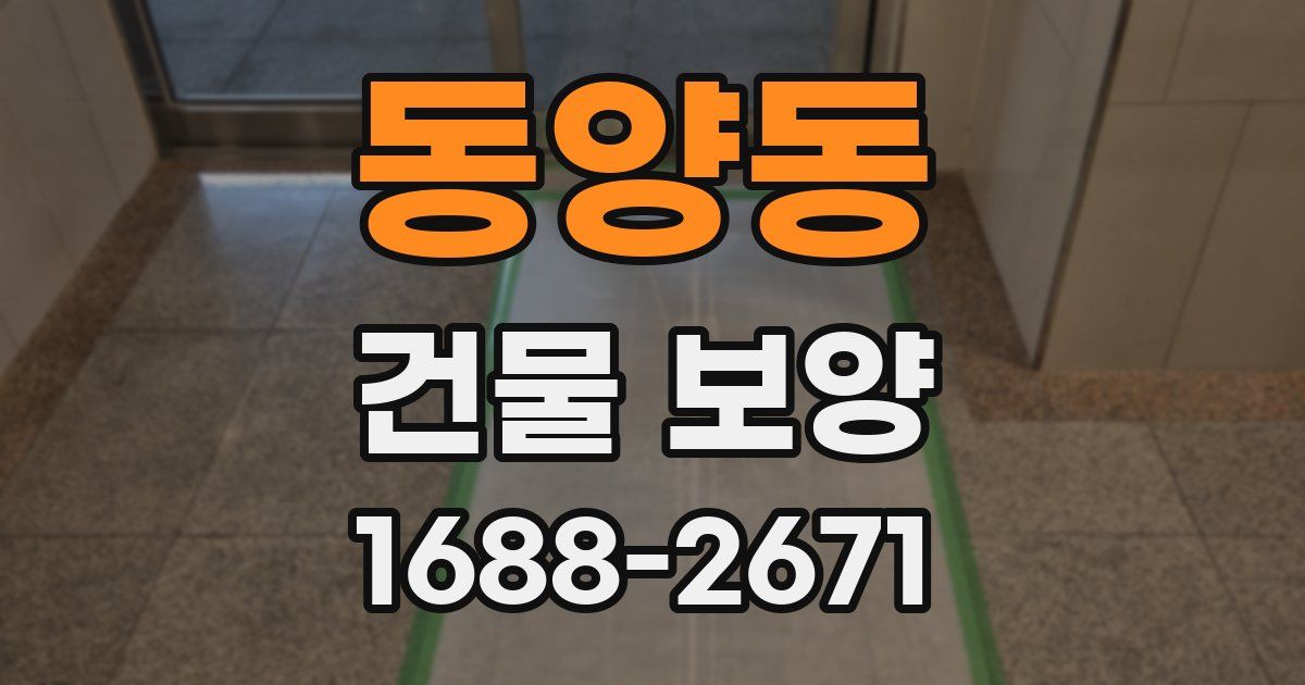 동양동 건물 보양