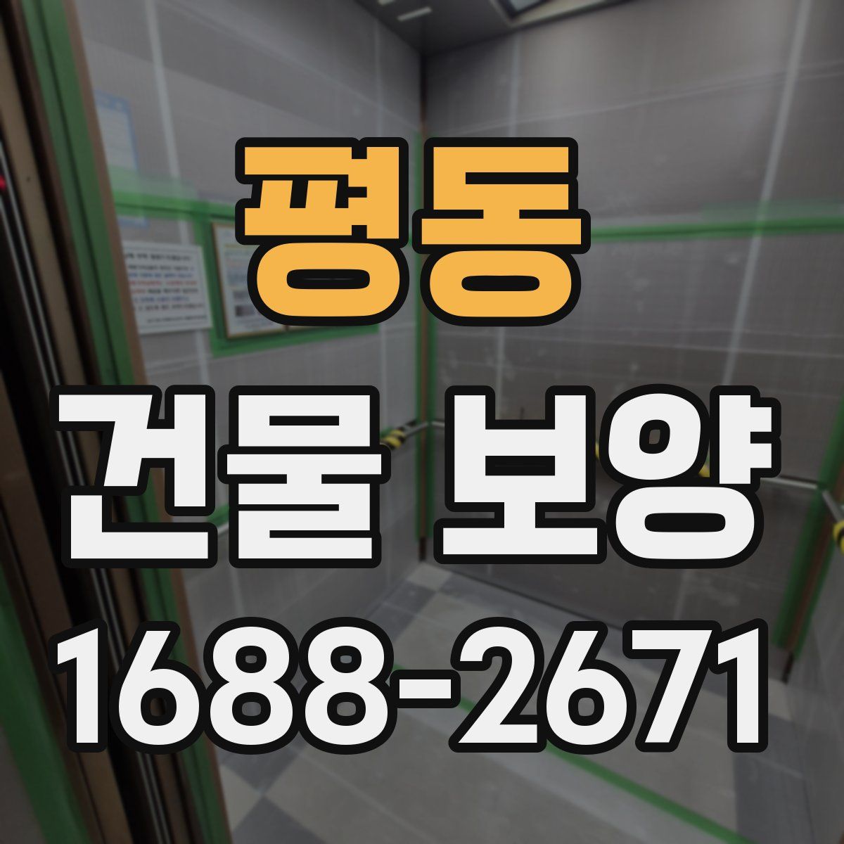 평동 건물 보양