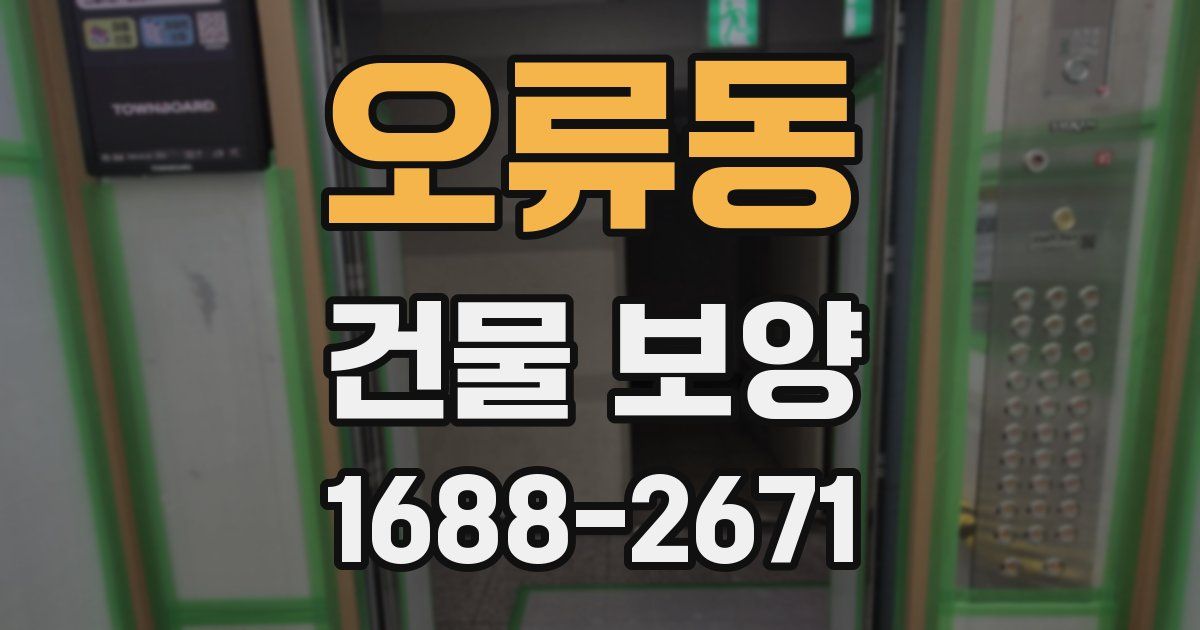 오류동 건물 보양