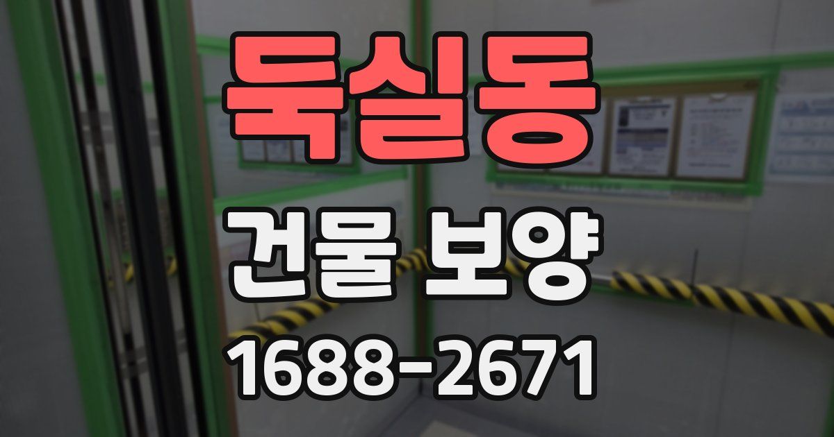 둑실동 건물 보양