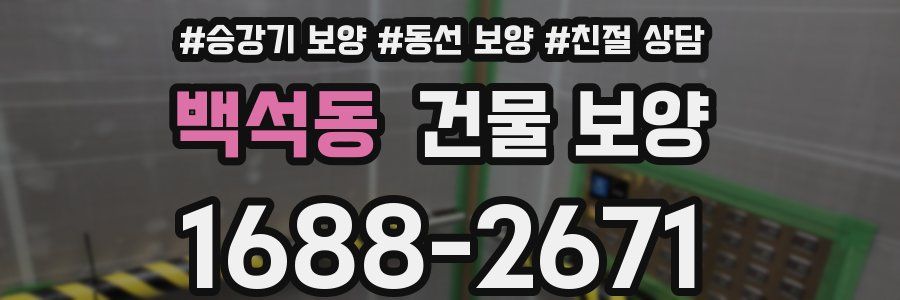 백석동 건물 보양