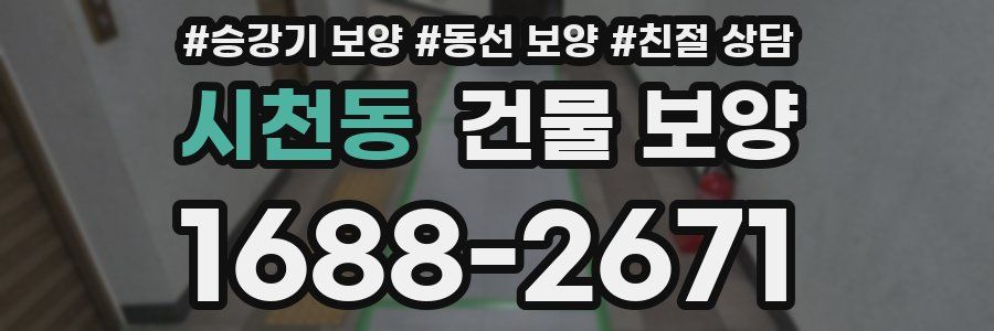 시천동 건물 보양