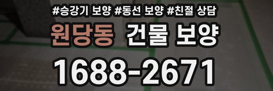 원당동 건물 보양