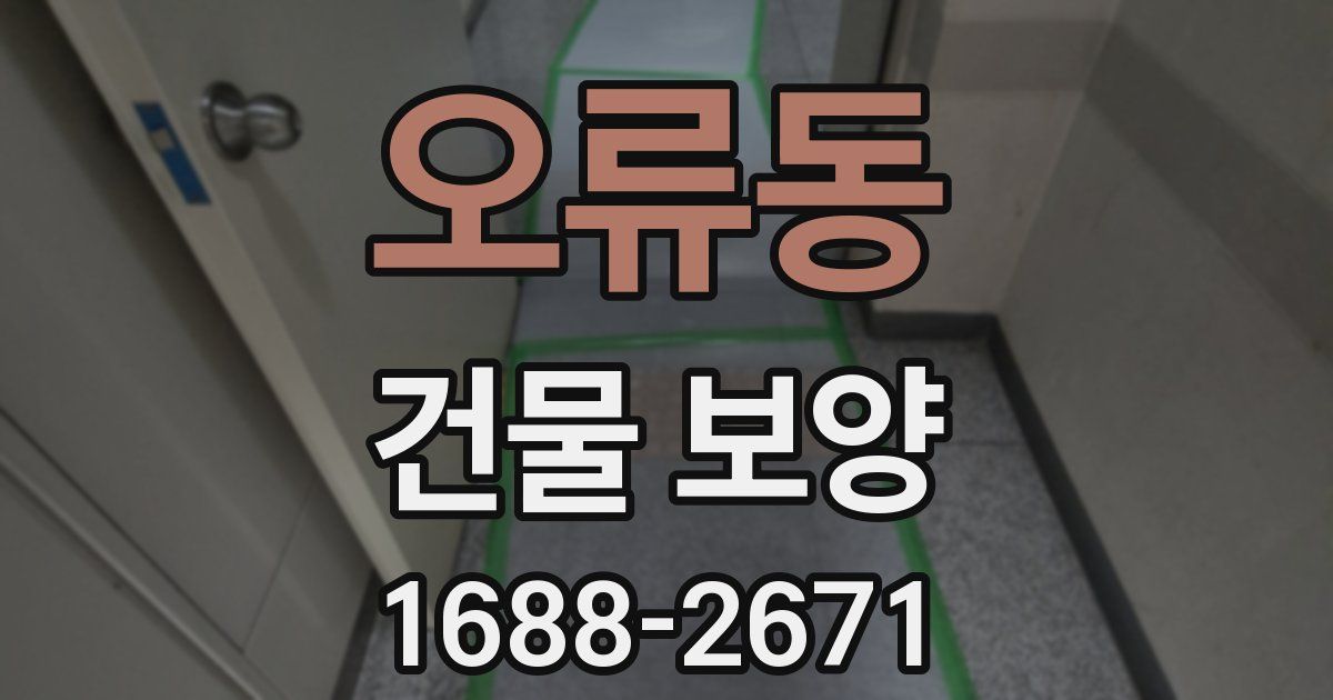 오류동 건물 보양
