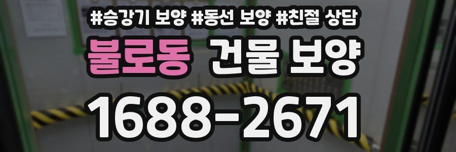 불로동 건물 보양