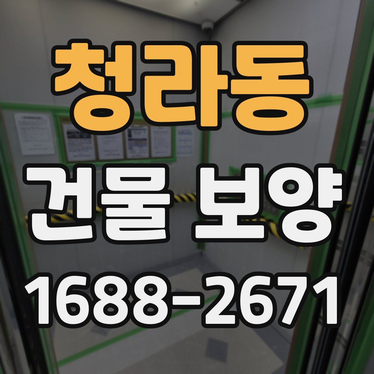 청라동 건물 보양