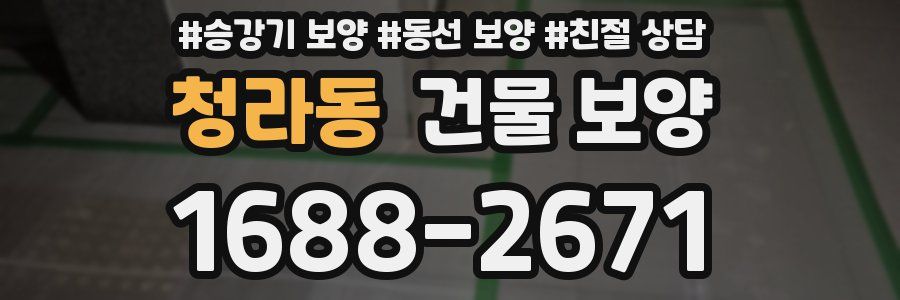 청라동 건물 보양