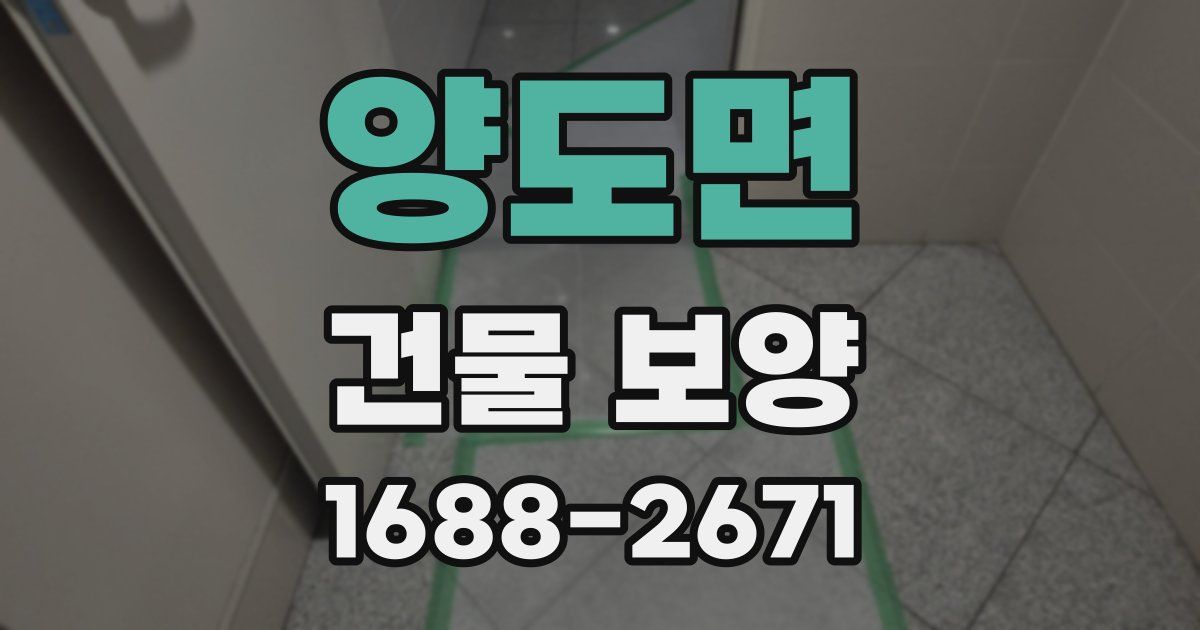 양도면 건물 보양
