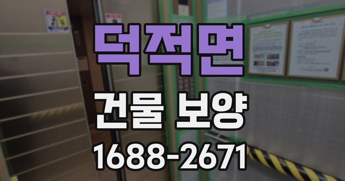 덕적면 건물 보양