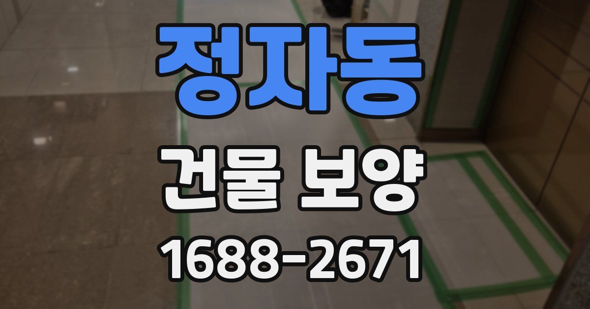 정자동 건물 보양