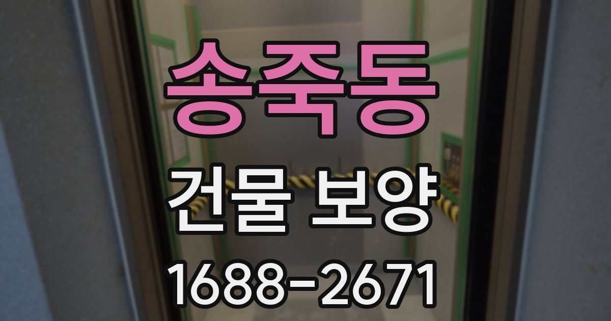 송죽동 건물 보양