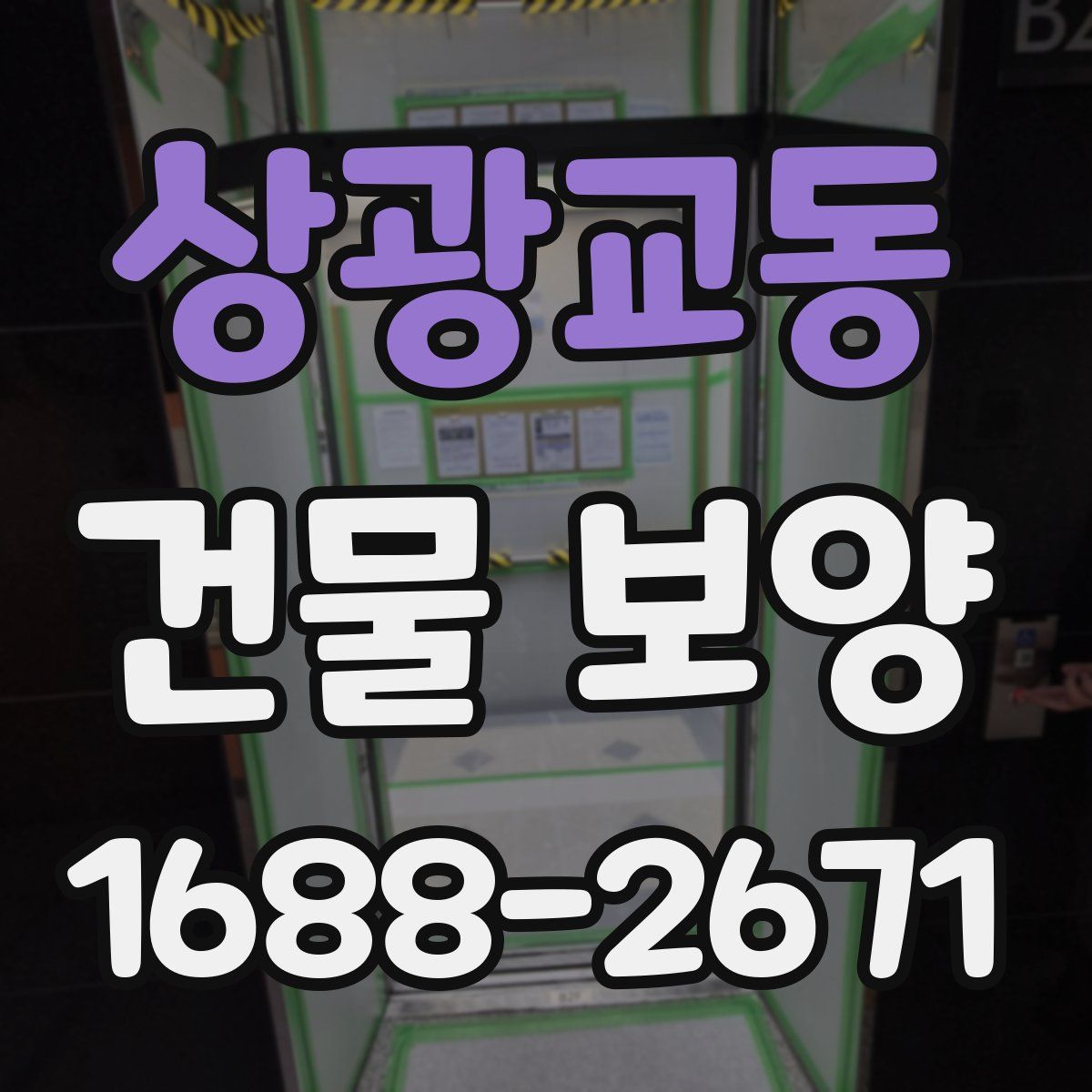 상광교동 건물 보양