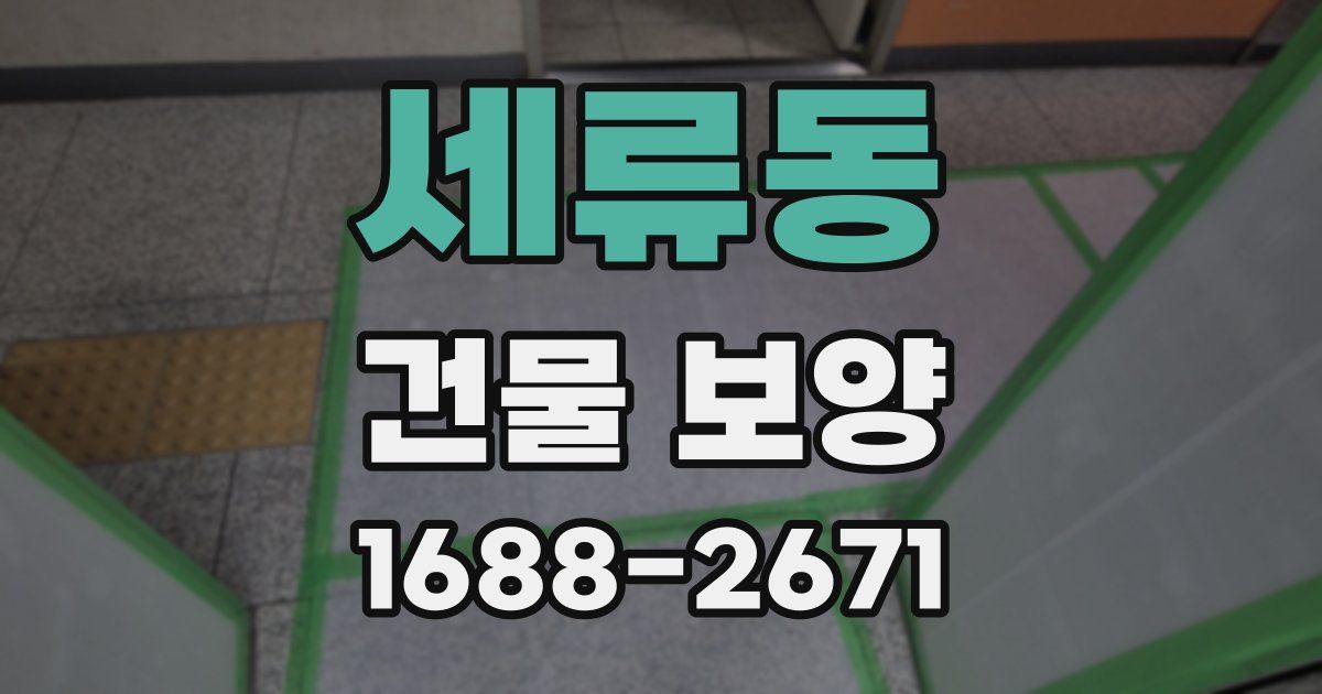 세류동 건물 보양
