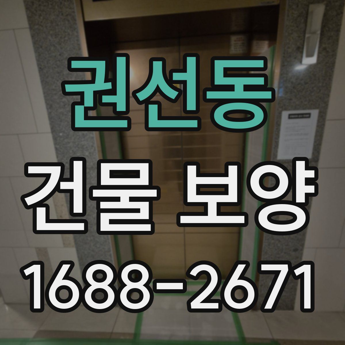 권선동 건물 보양