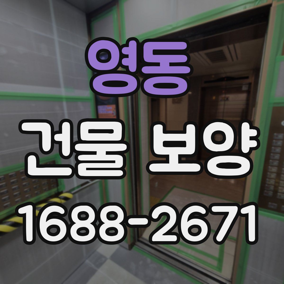 영동 건물 보양