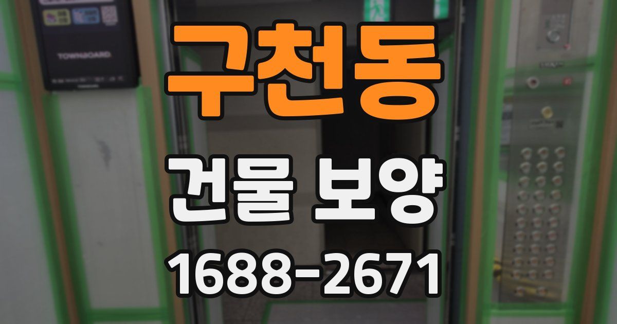 구천동 건물 보양