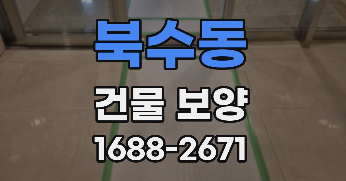 북수동 건물 보양