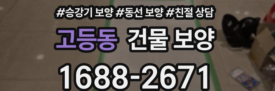 고등동 건물 보양