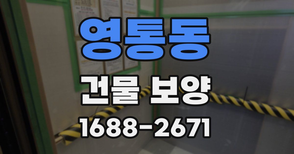 영통동 건물 보양