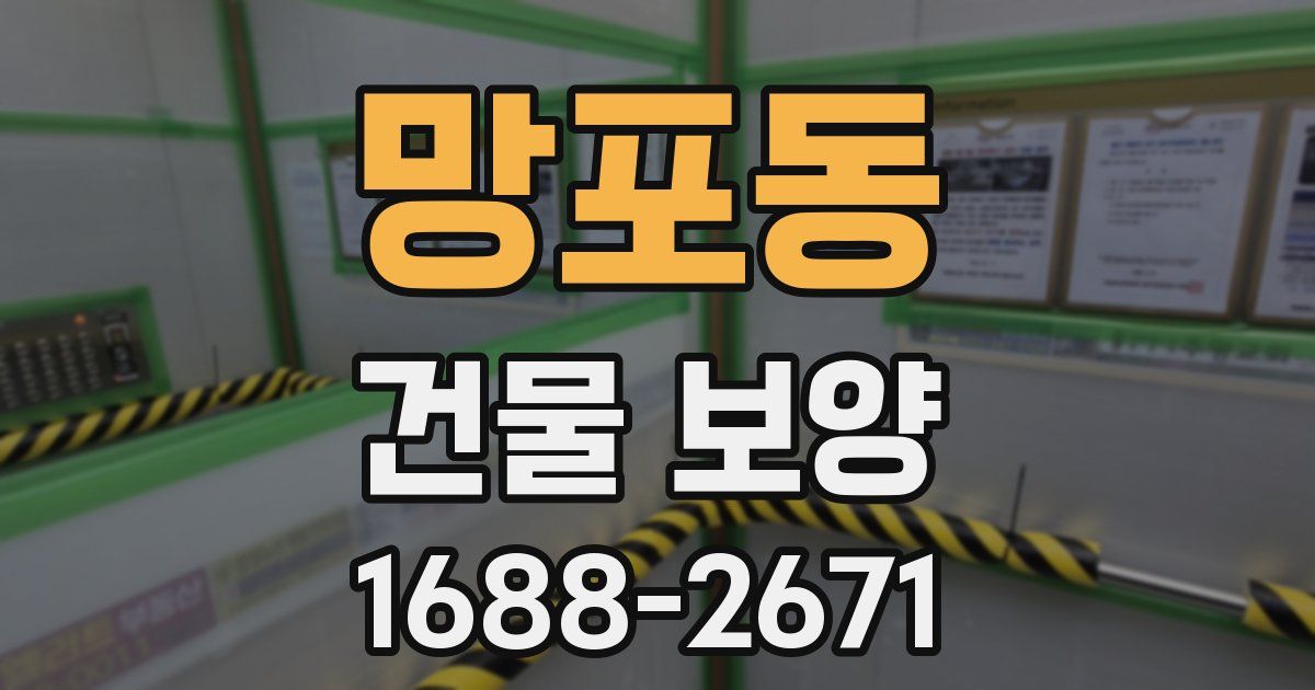 망포동 건물 보양