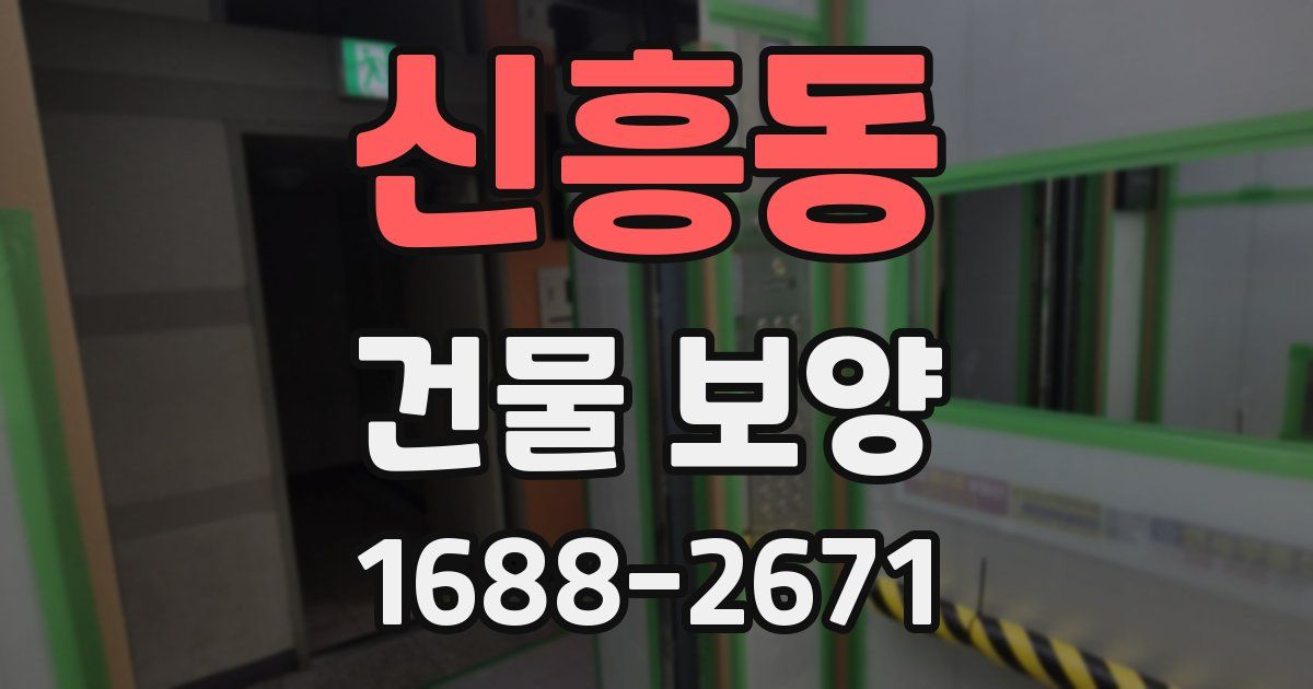 신흥동 건물 보양