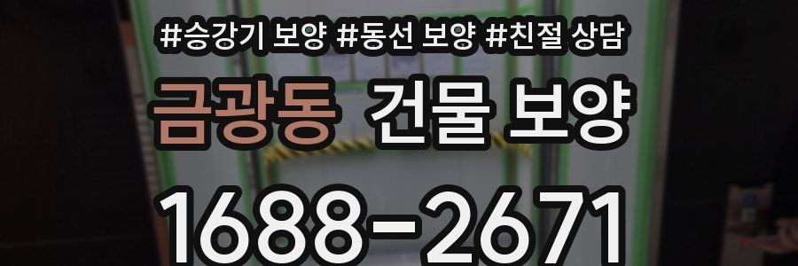 금광동 건물 보양