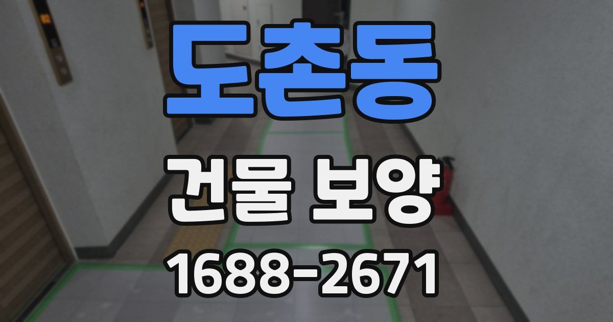 도촌동 건물 보양