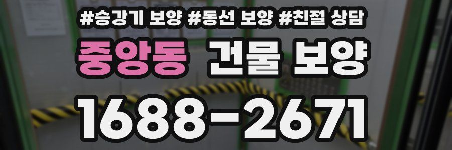 중앙동 건물 보양
