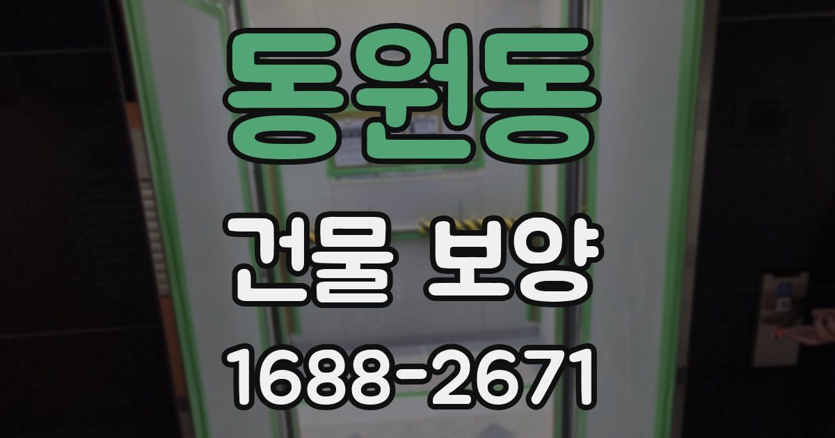 동원동 건물 보양