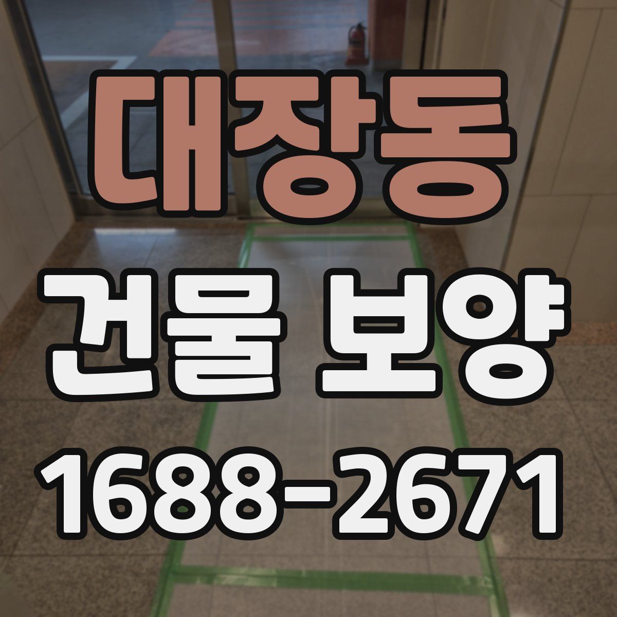 대장동 건물 보양