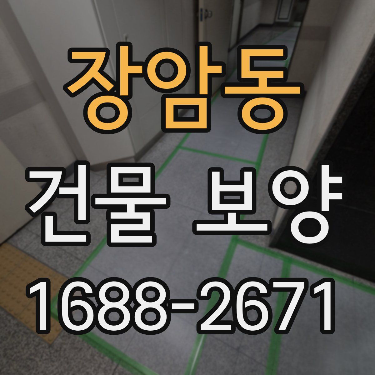 장암동 건물 보양