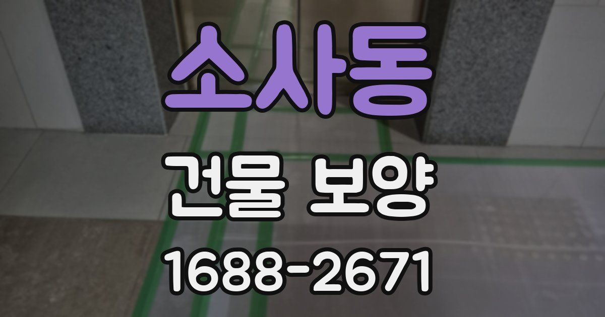 소사동 건물 보양
