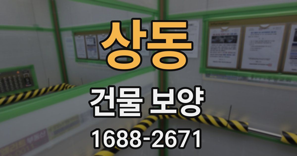 상동 건물 보양